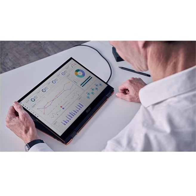 MSI 2025 Summit E13 Flip Evo Convertible 2-in-1 Notebook, 13.4" IPS Touchscreen, Intel Core i7-1360P, 16GB LPDDR5, 1TB SSD, Intel Iris Xe Graphics, Windows 11 Home, Ink Black - SUME1313243 (1 Year Warranty)