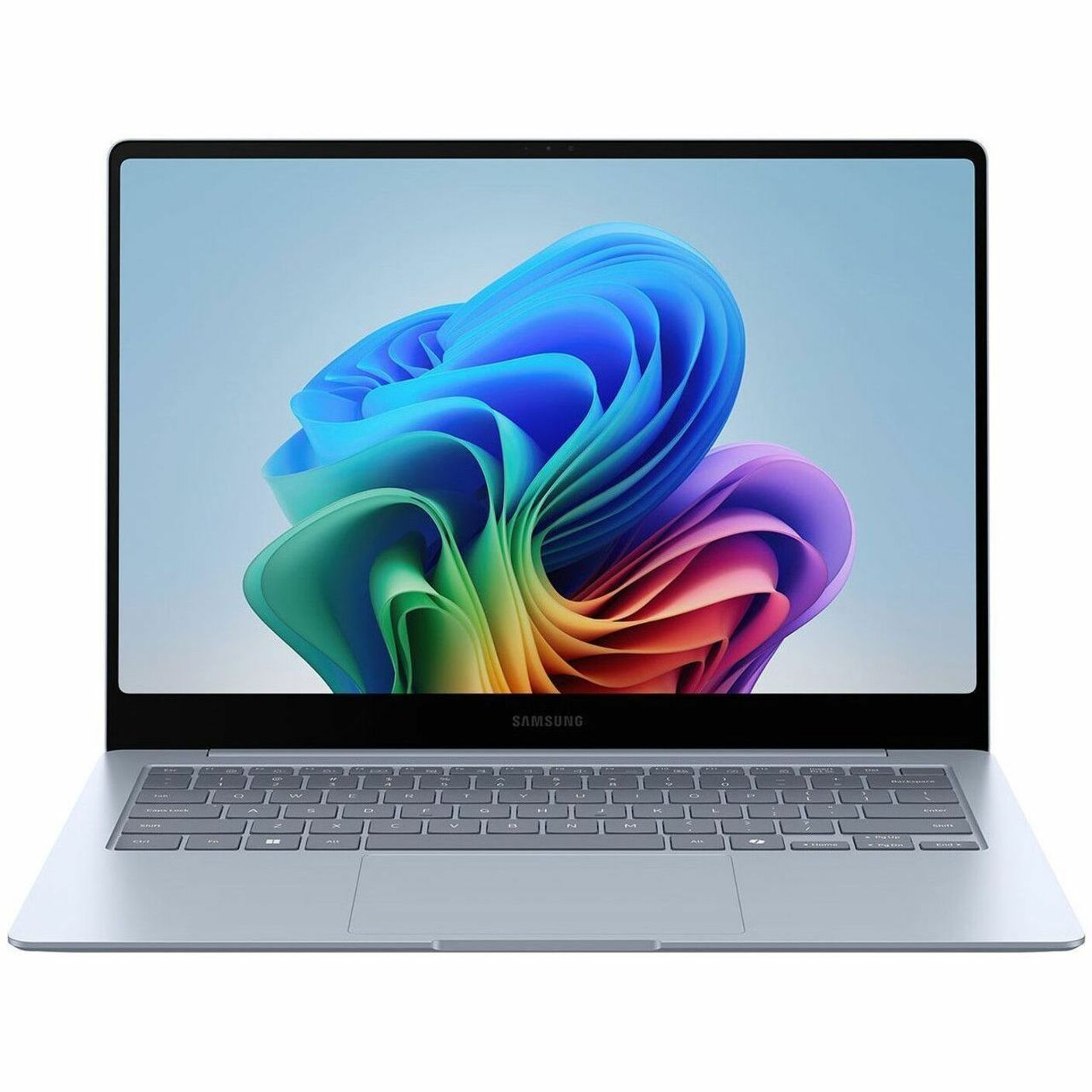 Samsung 2024 Galaxy Book4 Edge Convertible 2-in-1 Notebook, 14" Dynamic AMOLED 2X Touch, Snapdragon X Elite, 16GB RAM, 512GB SSD, Windows 11 Pro, AI-Powered, Copilot Key, Sapphire Blue - NP944XMA-MC1US (1 Year Warranty)