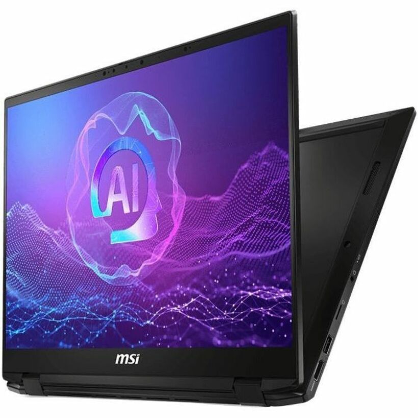 MSI 2024 Summit A16 AI+ Convertible 2-in-1 Notebook, 16" QHD+ Touchscreen IPS 165Hz, AMD Ryzen AI 9 365, 32GB LPDDR5X, 1TB SSD, Windows 11 Home, AI-powered - SUMA16A3H015 Ink Black (1 Year Warranty)