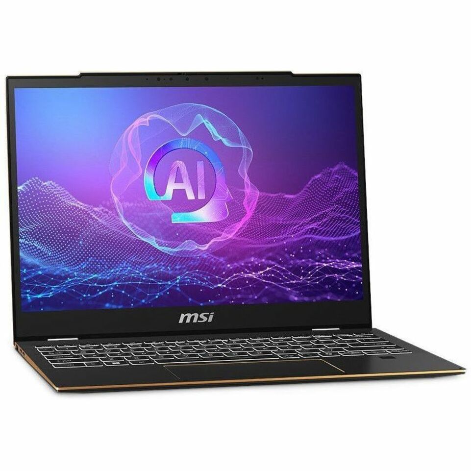 MSI Summit 13 AI+ Evo 2024 Convertible 2-in-1 Notebook, 13.3" FHD+ Touchscreen, Intel Core Ultra 7, 32GB LPDDR5X, 1TB SSD, Intel Arc Graphics, Windows 11 Pro, MSI Pen2, Ink Black - SUM13A2012 (3 Year Warranty)