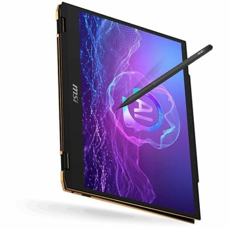 MSI Summit 13 AI+ Evo 2024 Convertible 2-in-1 Notebook, 13.3" FHD+ Touchscreen, Intel Core Ultra 7, 32GB LPDDR5X, 1TB SSD, Intel Arc Graphics, Windows 11 Pro, MSI Pen2, Ink Black - SUM13A2012 (3 Year Warranty)