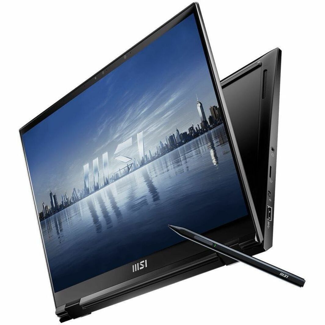 MSI 2024 Summit E14 Flip Evo Convertible 2-in-1 Notebook, 14" QHD+ Touchscreen, Intel Core i7-1360P, 32GB LPDDR5, 1TB SSD, Intel Iris Xe Graphics, Windows 11 Home, Black - SUME1413610 (1 Year Warranty)
