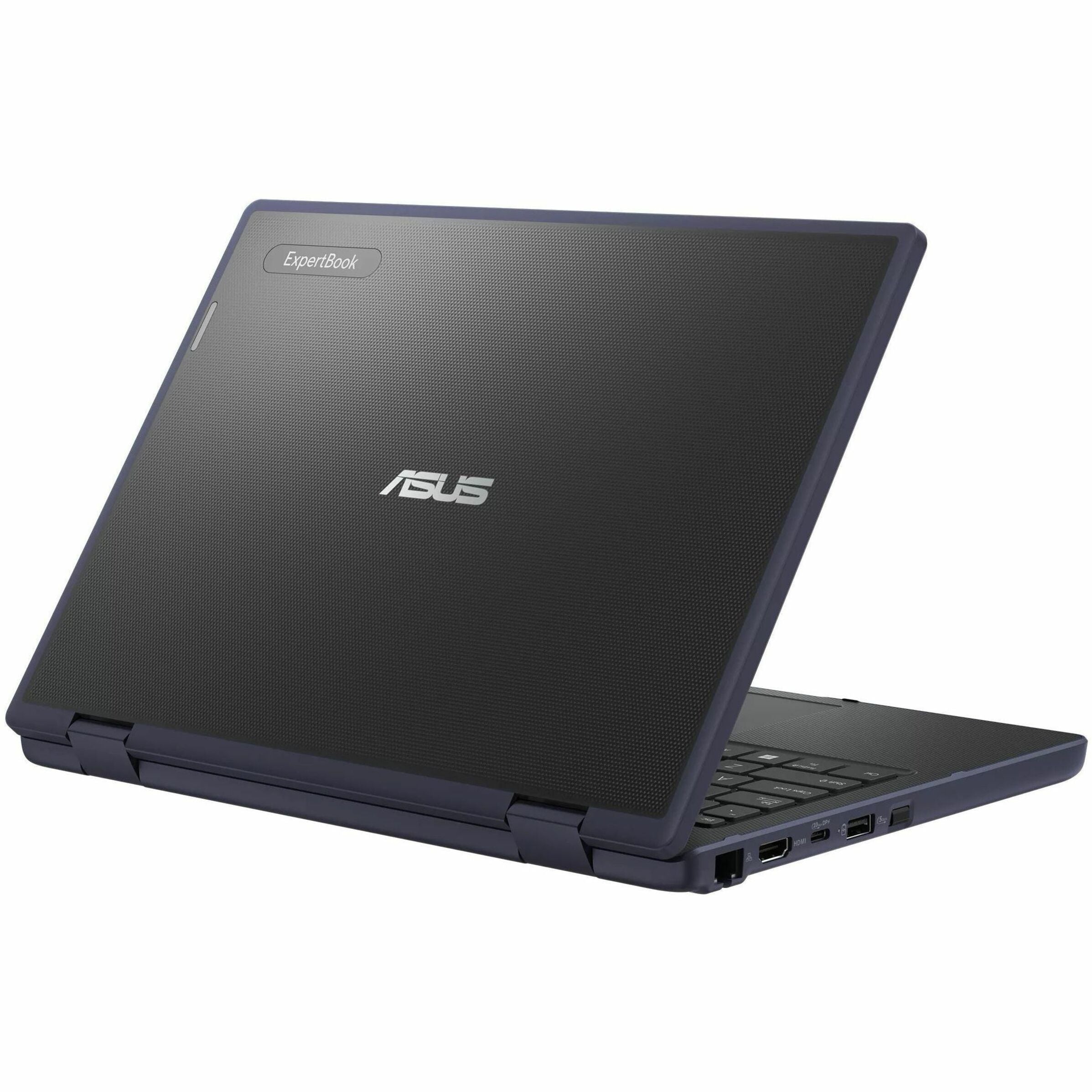 ASUS 2024 BR1104F Convertible 2-in-1 Notebook, 11.6" HD Touchscreen, Intel N250 Quad-Core, 8GB LPDDR5, 128GB SSD, Military-Grade Rugged, Windows 11 Pro - BR1104FTA-YS24T (1 Year Warranty)
