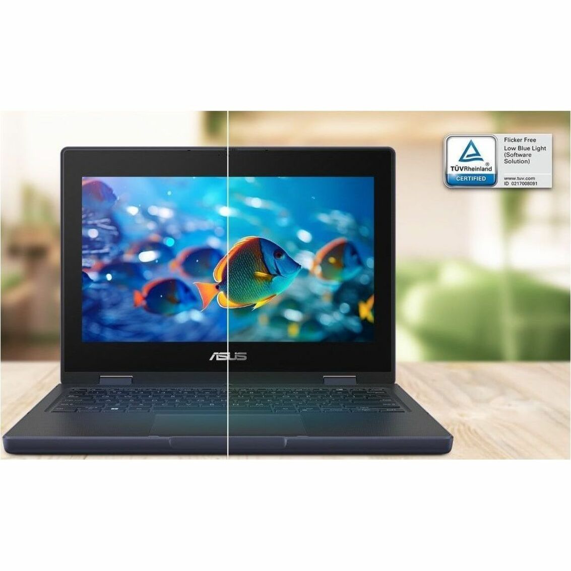 ASUS 2024 BR1104F Convertible 2-in-1 Notebook, 11.6" HD Touchscreen, Intel N150 Quad-Core, 4GB LPDDR5, 128GB SSD, TPM, Windows 11 Pro, Military-Grade Rugged, Gray - BR1104FTA-YS14T (1 Year Warranty)