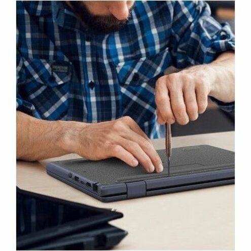 ASUS 2024 BR1104F Convertible 2-in-1 Notebook, 11.6" HD Touchscreen, Intel N150 Quad-Core, 4GB LPDDR5, 128GB SSD, TPM, Windows 11 Pro, Military-Grade Rugged, Gray - BR1104FTA-YS14T (1 Year Warranty)