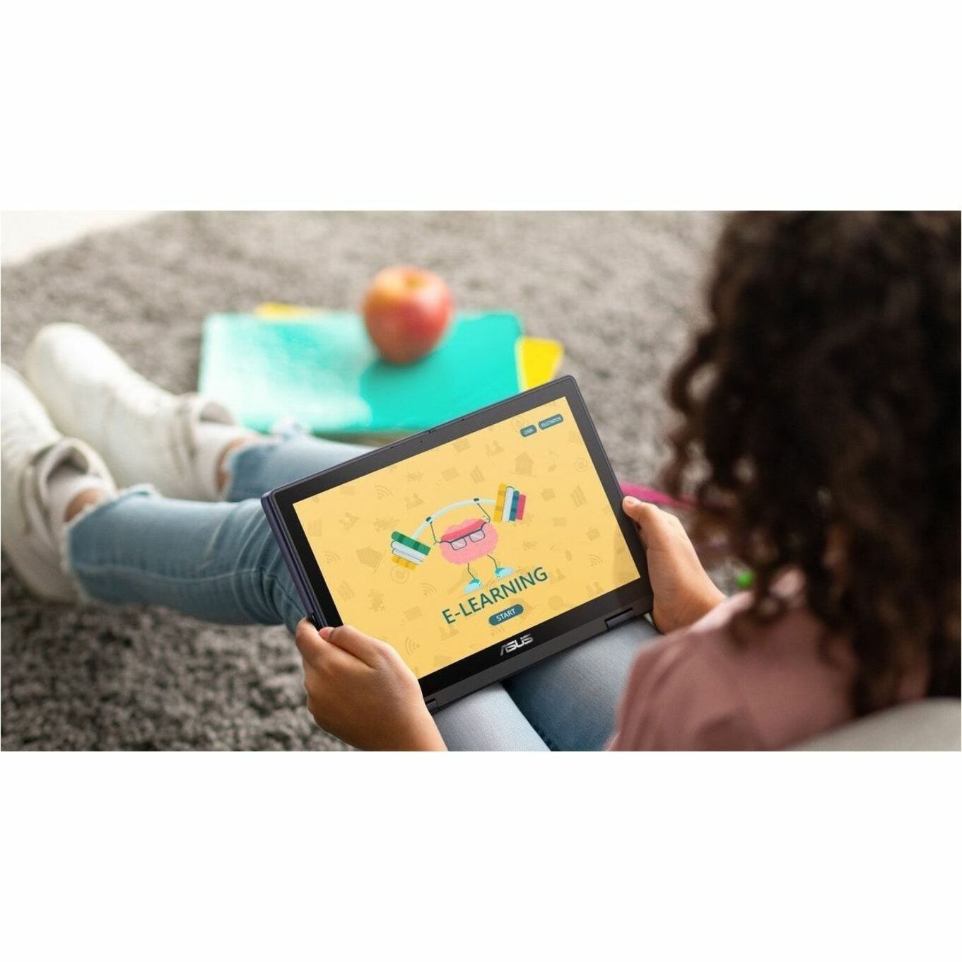 ASUS 2024 BR1204F Convertible 2-in-1 Notebook, 12.2" WUXGA Touchscreen, Intel N150 Quad-Core, 4GB LPDDR5, 128GB Storage, TPM, Windows 11 Pro, Military-Grade Rugged - BR1204FTA-YS14T (1 Year Warranty)