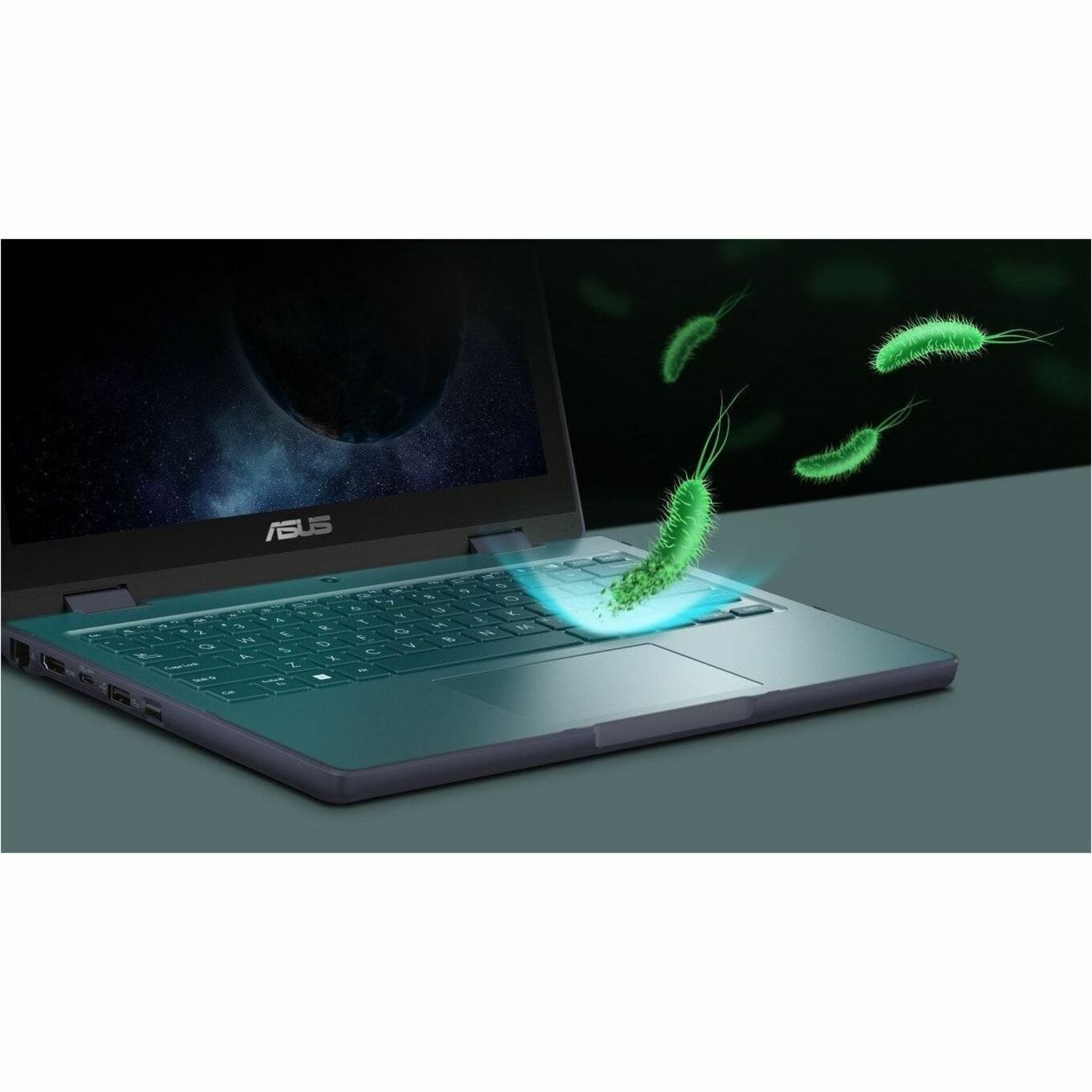 ASUS 2024 BR1204F Convertible 2-in-1 Notebook, 12.2" WUXGA Touchscreen, Intel N150 Quad-Core, 4GB LPDDR5, 128GB Storage, TPM, Windows 11 Pro, Military-Grade Rugged - BR1204FTA-YS14T (1 Year Warranty)