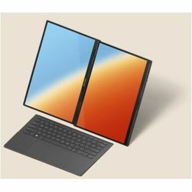 ASUS 2024 Zenbook Duo UX8406CA 2-in-1 Notebook, Dual 14" 3K OLED Touchscreens, Intel Core Ultra 9, 32GB RAM, 1TB SSD, AI-Powered, Military-Grade, Inkwell Gray - UX8406CA-PS99T (1 Year Warranty)