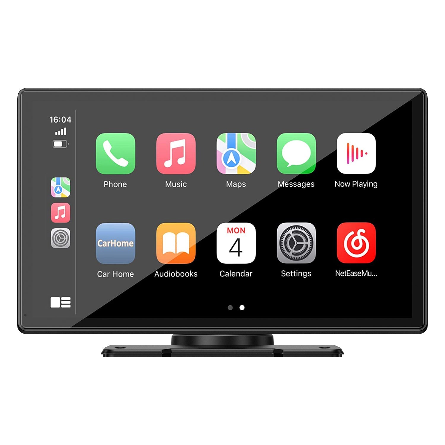 RC07 9''Car Stereo Wireless Apple Carplay & Android Auto with 2.5K Dash Cam & 1080P Backup Camera, Mirror Link and GPS