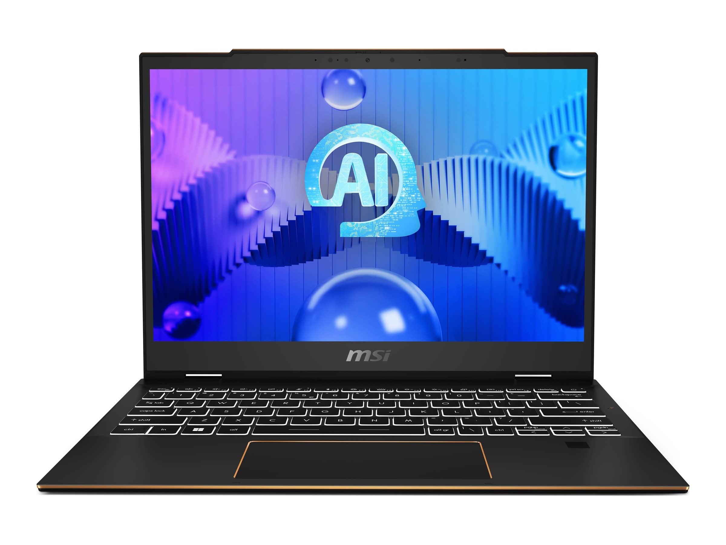 MSI 2024 Summit E13 AI Evo Convertible 2-in-1 Notebook, Intel Core Ultra 7 155H, 32GB RAM, 1TB SSD, 13.3" FHD+ IPS Touch, Windows 11 Pro, 18Hr Battery, Black - SUME1314038 (3 Year Warranty)