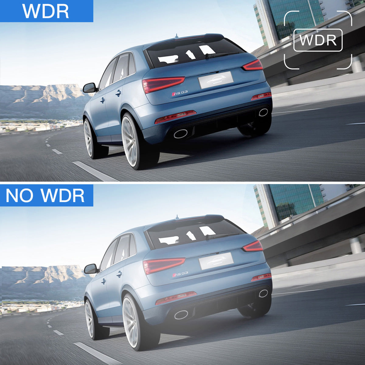 Campark CE45 1080P IR Night Vision Front and Inside Dash Camera for Taxi Drivers