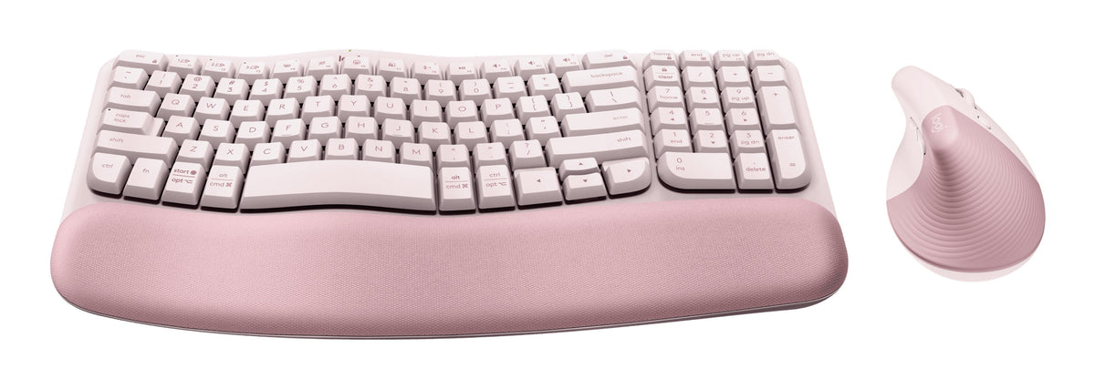 Logitech Wave Keys and Lift Combo (Rose)