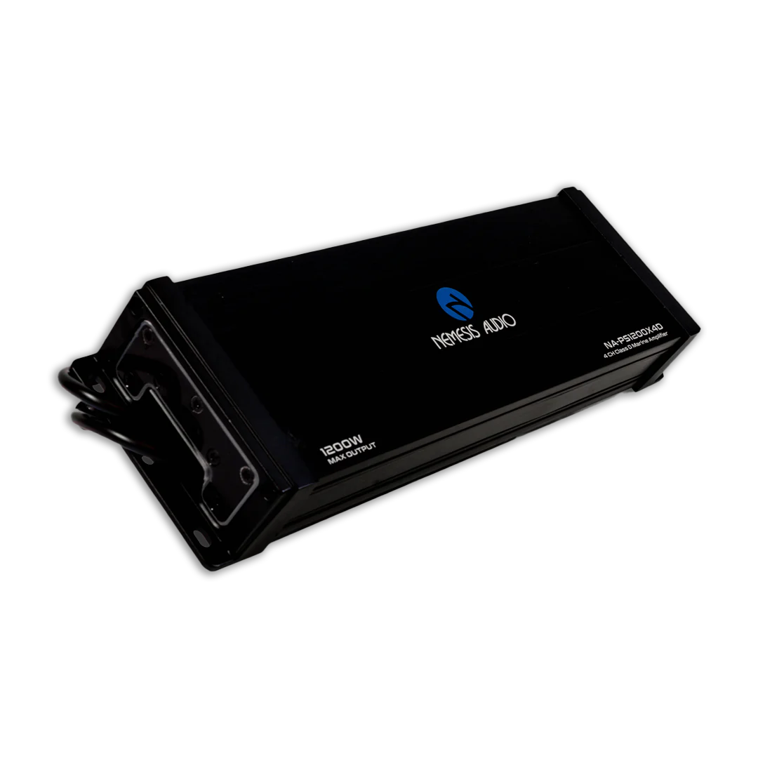 Nemesis Audio NA-PS1200X4D 600W Class D 4-Channel Marine Powersports Amplifier