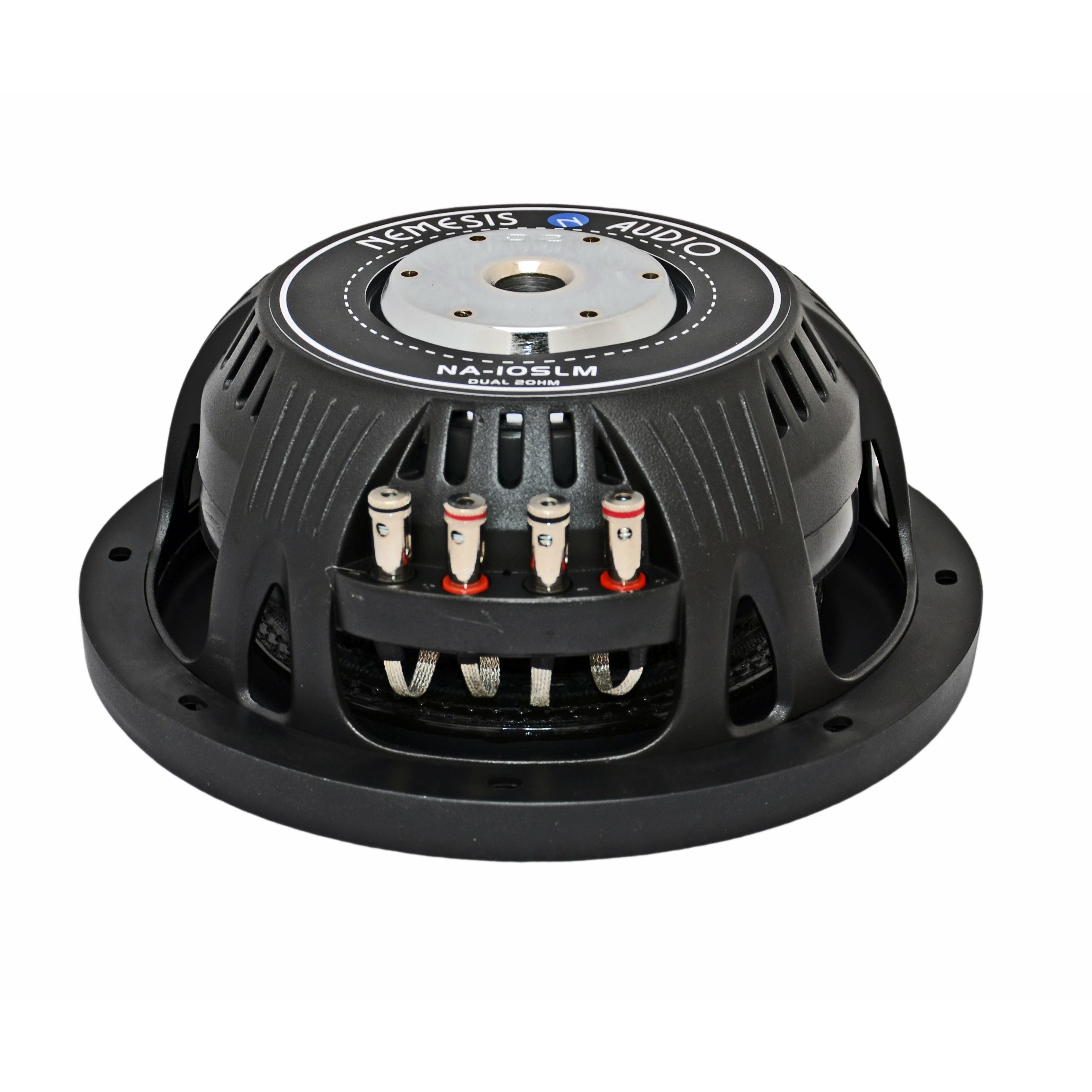 Nemesis Audio NA-10SLM v.2 10" 500W RMS Shallow Mount Subwoofer DVC