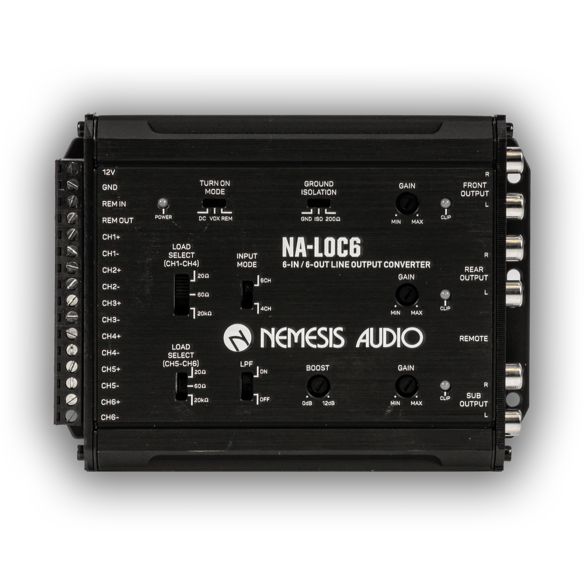 Nemesis Audio NA-LOC6 6-Channel Line Output Convertor