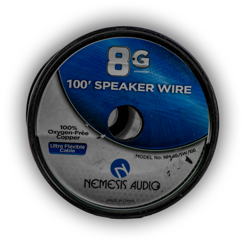 Nemesis Audio NM-8G/SW/100 8 Gauge Copper Speaker Wire - 100 Ft