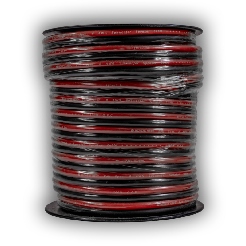 Nemesis Audio NM-8G/SW/100 8 Gauge Copper Speaker Wire - 100 Ft