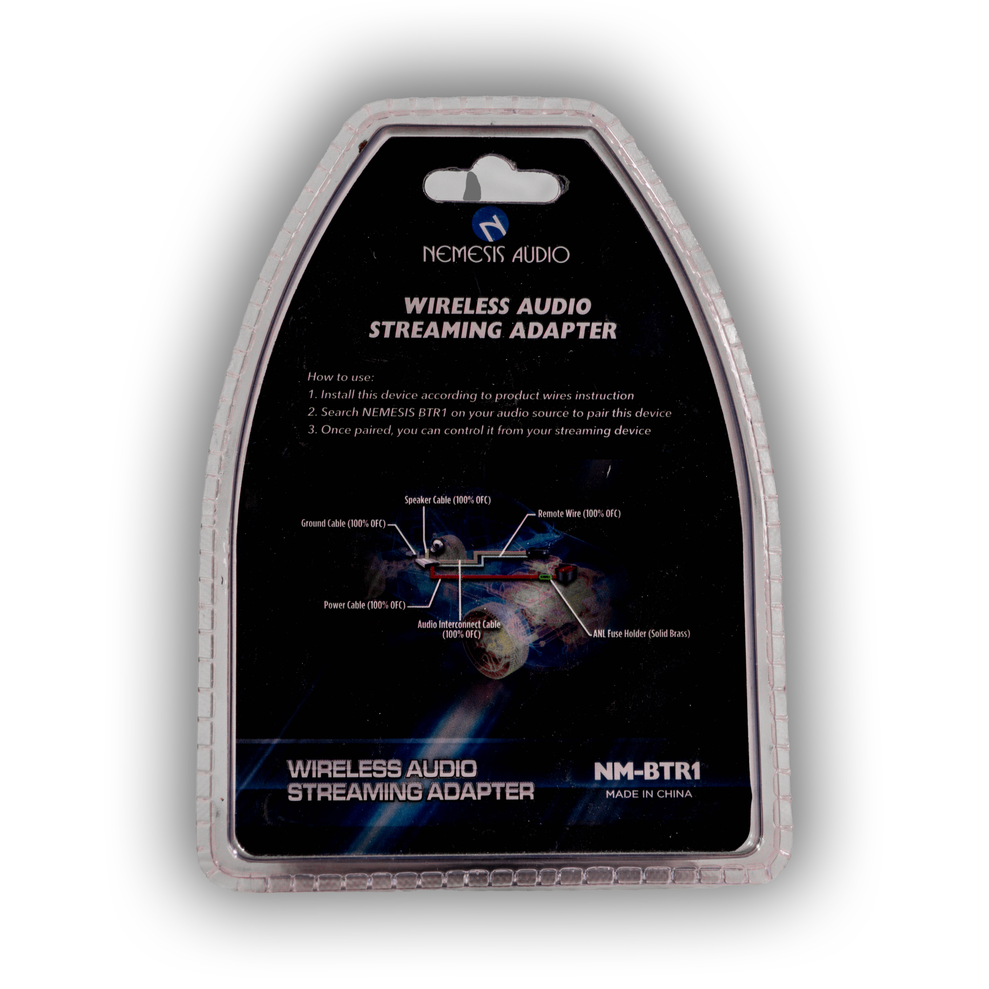 Nemesis Audio NM-BTR1 Wireless Audio Bluetooth Streaming Adapter