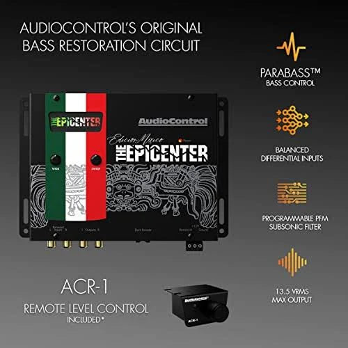 AudioControl Epicenter Mexico Edition Bass Restoration Processor With Remote Bass Level Control
