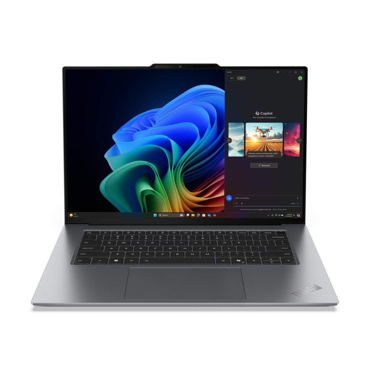 Lenovo ThinkPad X9-15 Gen 1 Copilot+ PC Intel Core Ultra 7 268V Laptop 15.3" 2.8K 32 GB LPDDR5x-SDRAM 1 TB SSD Wi-Fi 7 (802.11be) Windows 11 Pro Gray