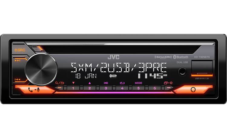 JVC KD-T925BTS Single-DIN CD Multimedia Receiver with Bluetooth and Built-in Alexa (SiriusXM Ready)