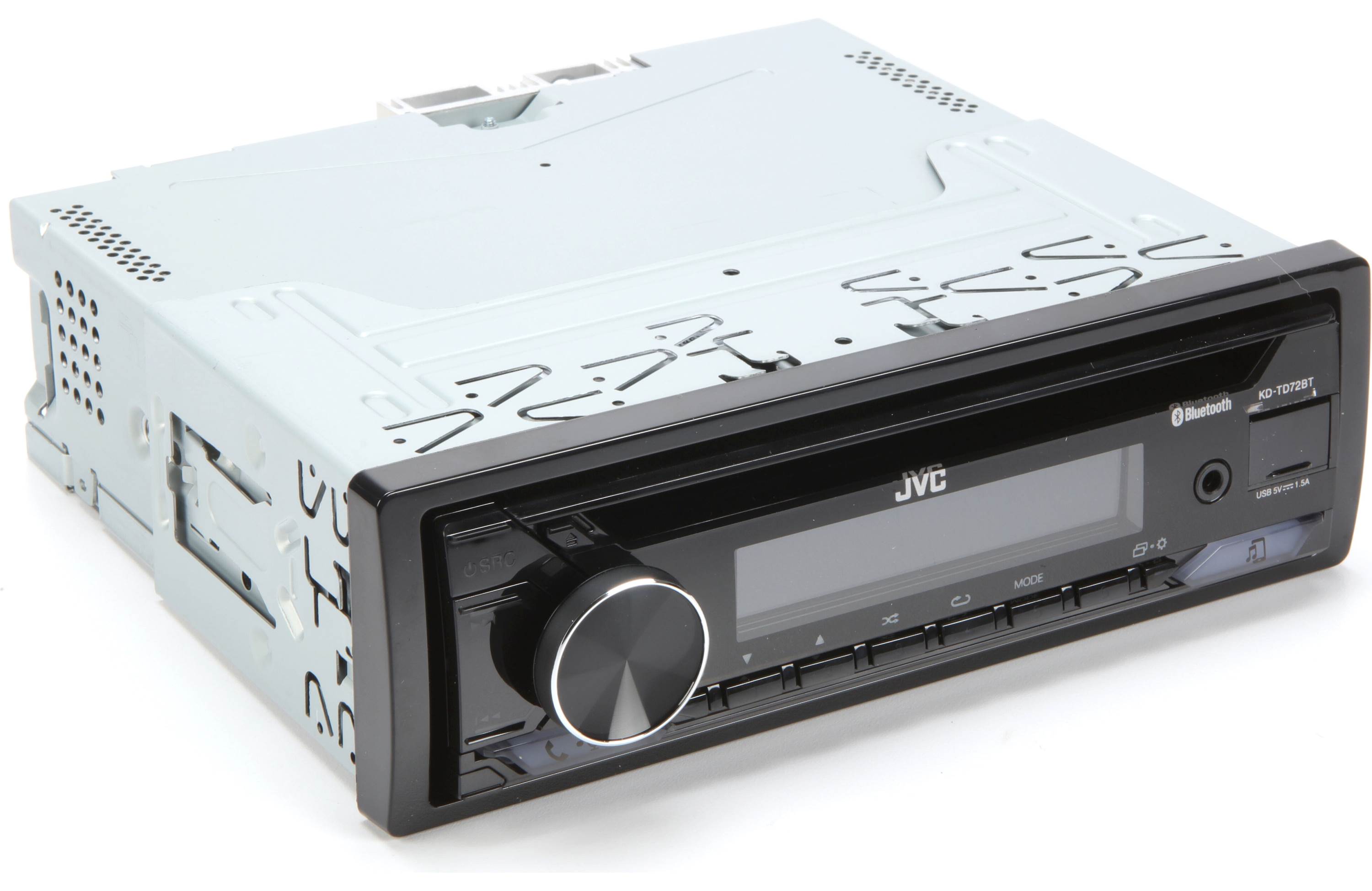 JVC KD-T72BT Single-DIN CD Multimedia Receiver with Bluetooth