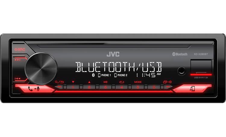 JVC KD-X280BT Single-Din Digital Media Receiver (No CD)