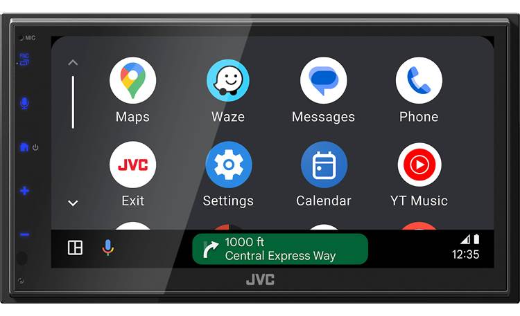 JVC KW-M590BT 6.8" Double DIN Touchscreen Digital Multimedia Receiver w/ Bluetooth, Apple CarPlay & Android Auto (No CD/DVD)