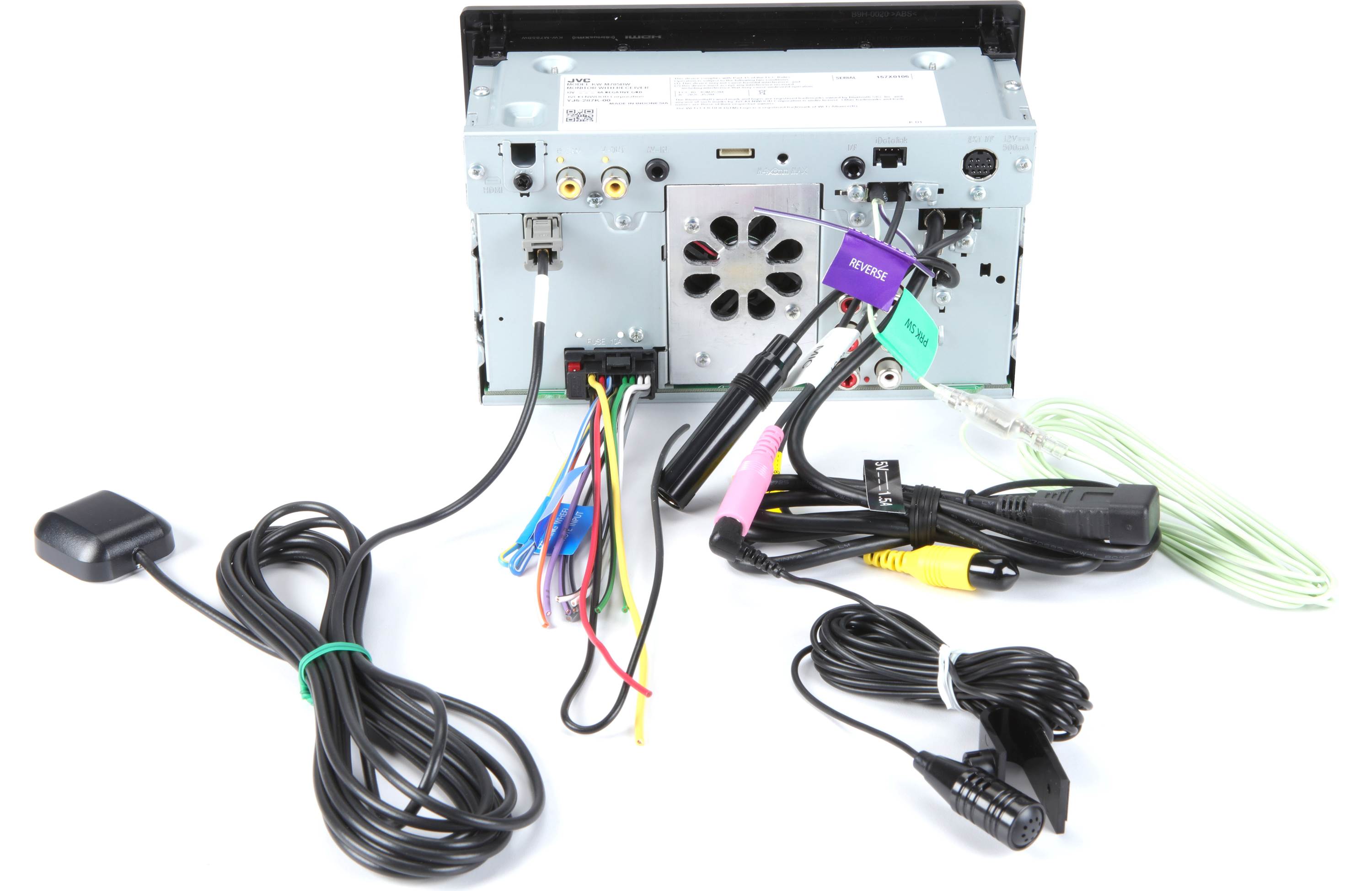 JVC KW-M785BW 6.75" Mutimedia Receiver With Wireless Apple Carplay/Android Auto (No CD/DVD)