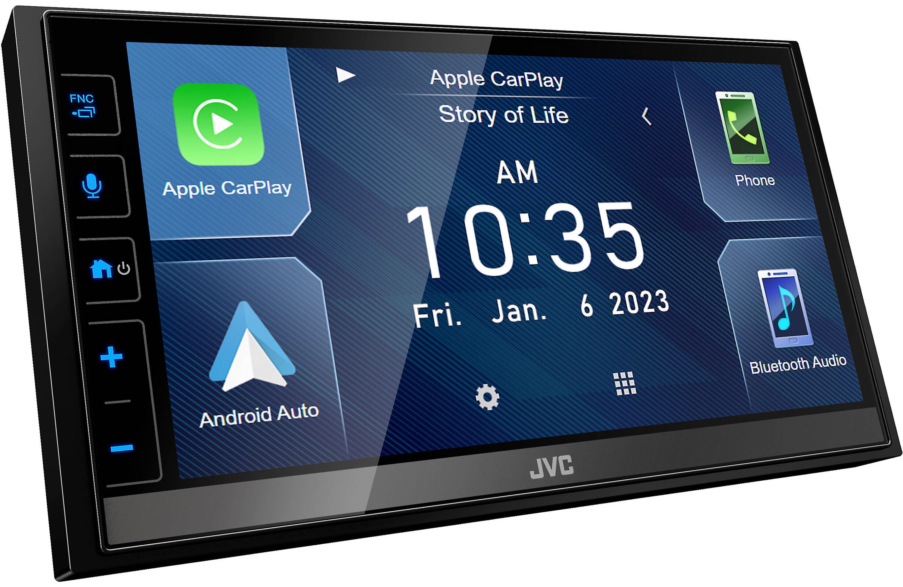 JVC KW-M785BW 6.75" Mutimedia Receiver With Wireless Apple Carplay/Android Auto (No CD/DVD)