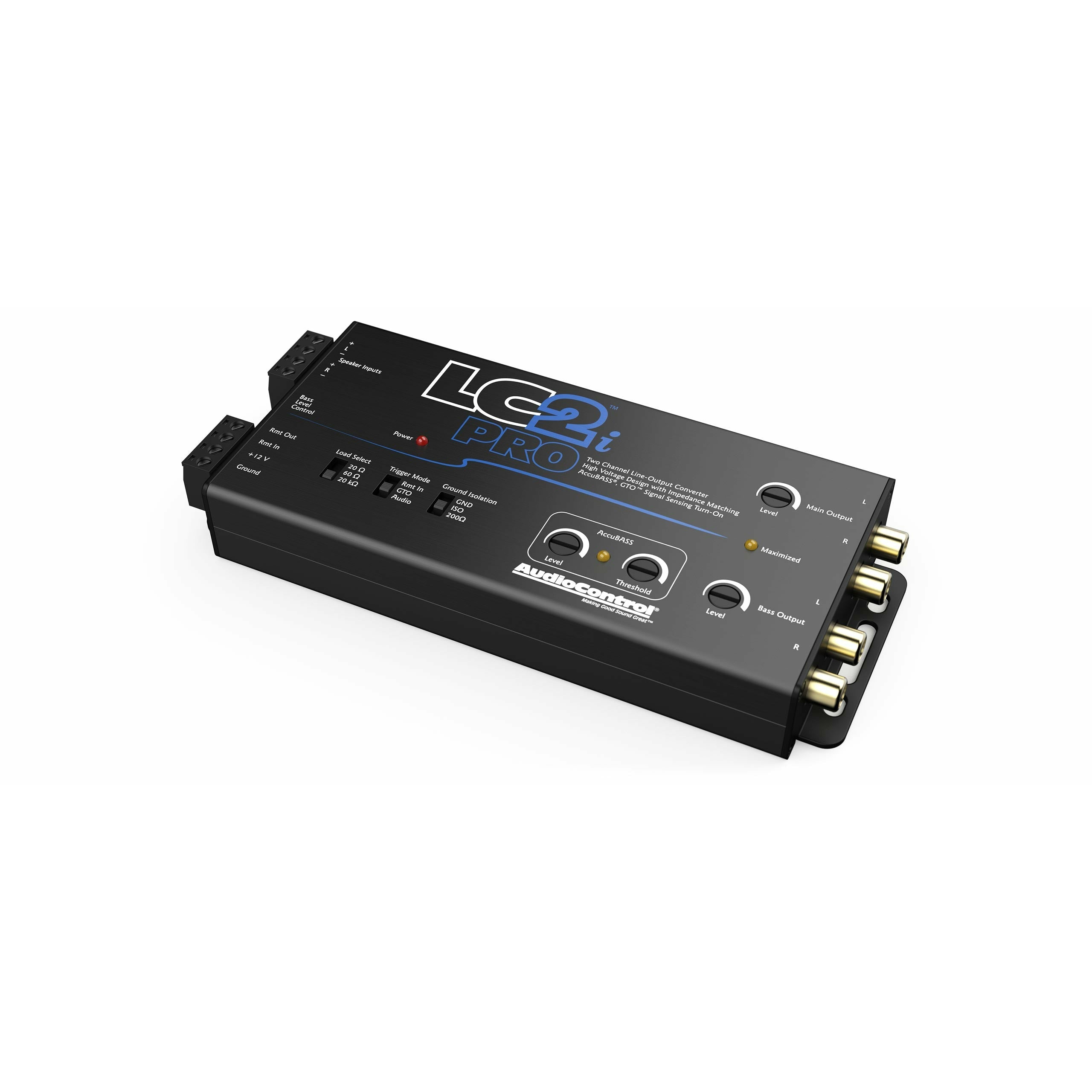 AudioControl LC2i PRO 2-Channel Line Output Convertor With Wired Remote Bass Level Control