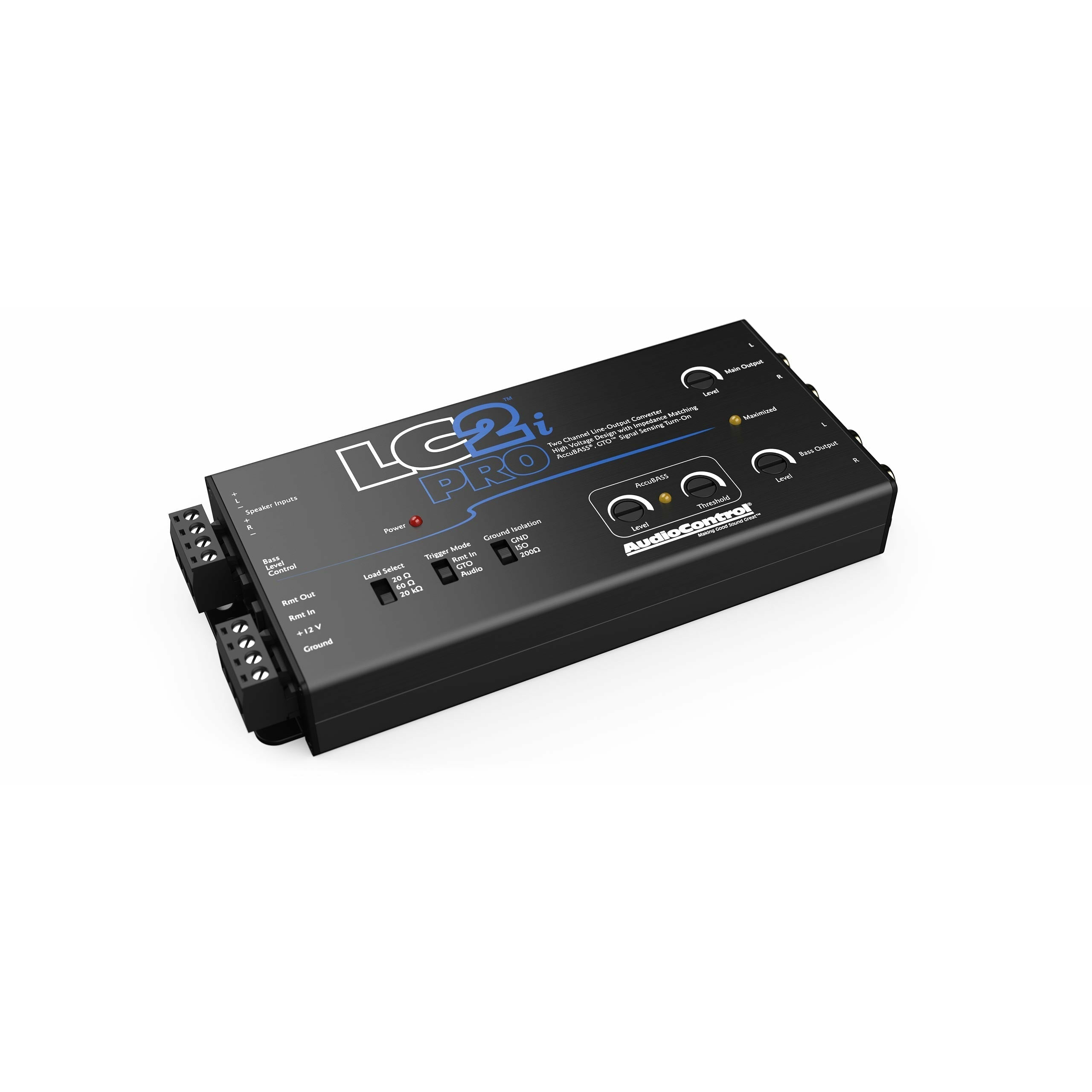 AudioControl LC2i PRO 2-Channel Line Output Convertor With Wired Remote Bass Level Control