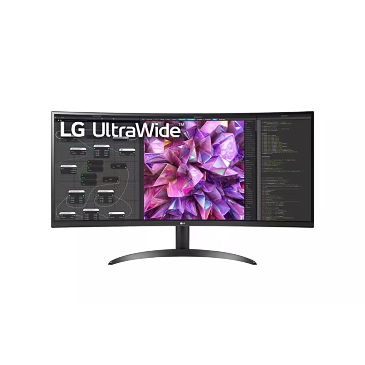 LG 34 Inch Curved UltraWide™ QHD 1440P IPS HDR 10 Monitor with Dual Controller & OnScreen Control