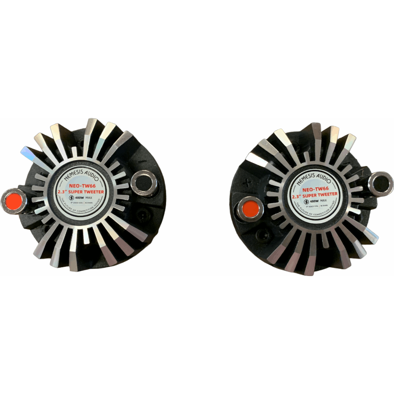 Nemesis Audio NEO-TW66 240W High Compression Neo Super Bullet Tweeters (Pair)