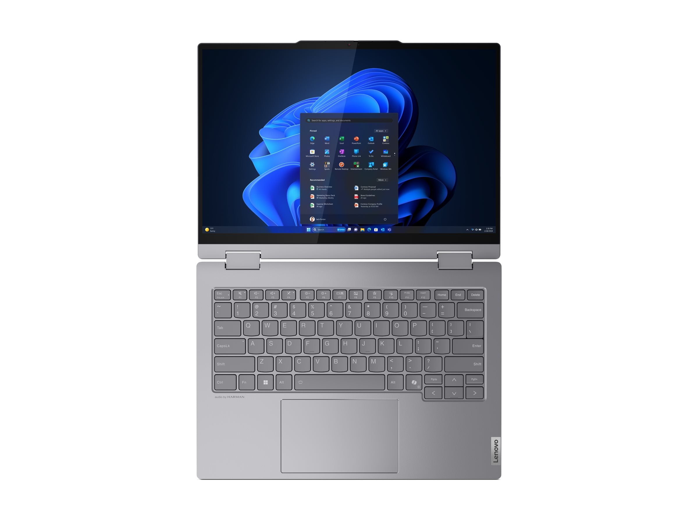 Lenovo ThinkBook 14 G4 IML Convertible 2-in-1 Notebook, Intel Core Ultra 5, 16GB DDR5, 512GB SSD, 14" WUXGA Touch IPS, Windows 11 Pro, Luna Gray - 21MX0006US (1 Year Warranty)