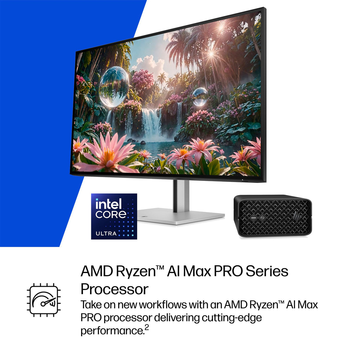 HP Z2 Mini G1a Wolf Pro Security Edition Copilot+ PC AMD Ryzen AI Max PRO PRO 380 64 GB LPDDR5x-SDRAM 1 TB SSD Windows 11 Pro Mini PC Workstation Black