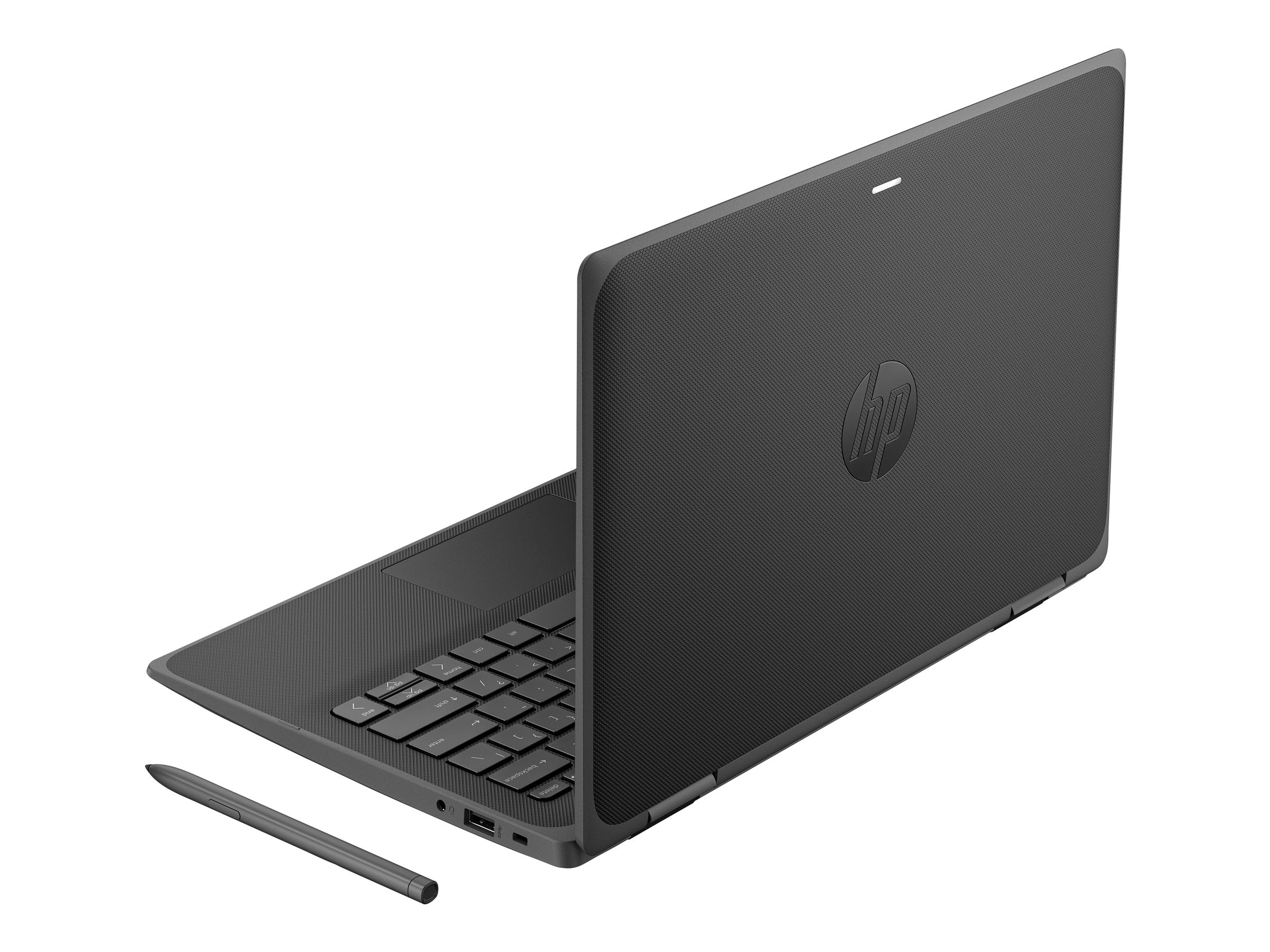HP Pro x360 Fortis 11-inch G11 Convertible 2-in-1 Notebook, Intel N200 Quad-Core, 8GB RAM, 256GB SSD, Windows 11 Pro, Rugged Design, Touchscreen, Black - 9E8T5UTABA (1 Year Warranty)