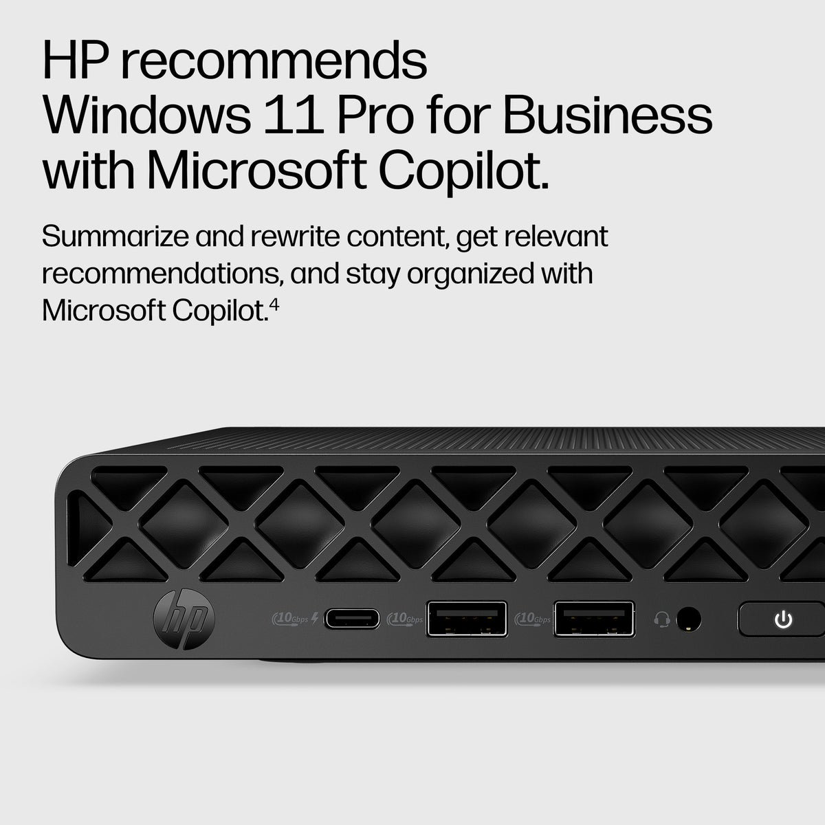 HP EliteDesk 8 Mini G2i Desktop Next Gen AI PC Wolf Pro Security Edition