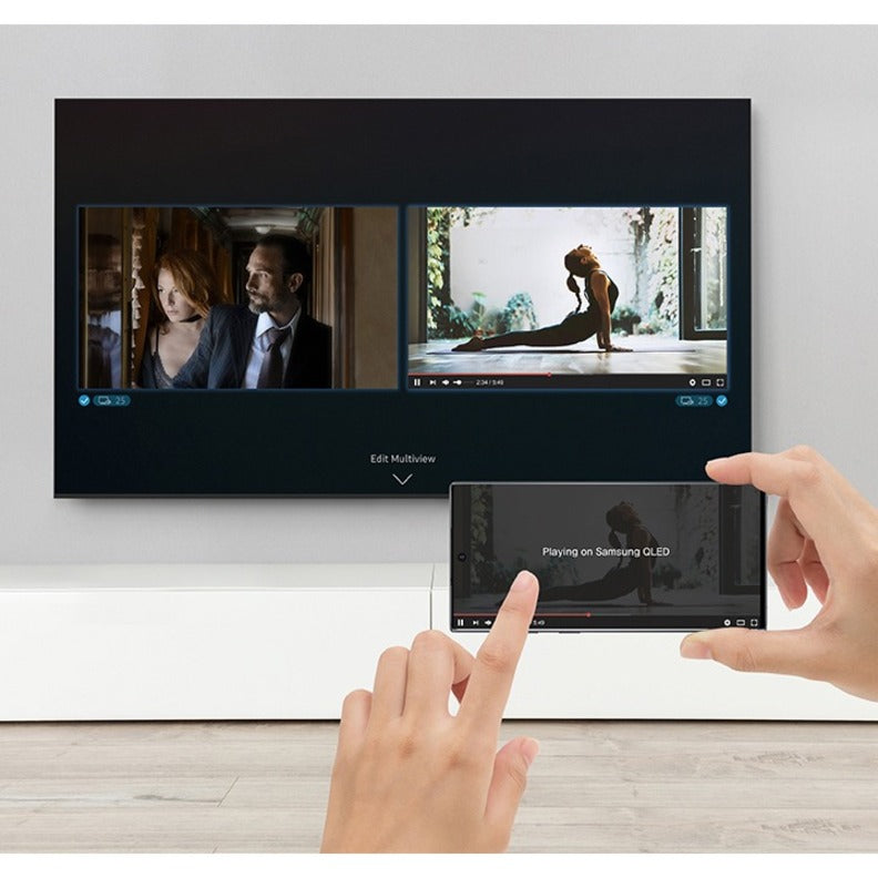Samsung QN50Q60TAFXZA 50" Class Q60T QLED 4K UHD HDR Smart TV (2020), 2160p 120Hz 4K Edge Lit, 3 HDMI ports