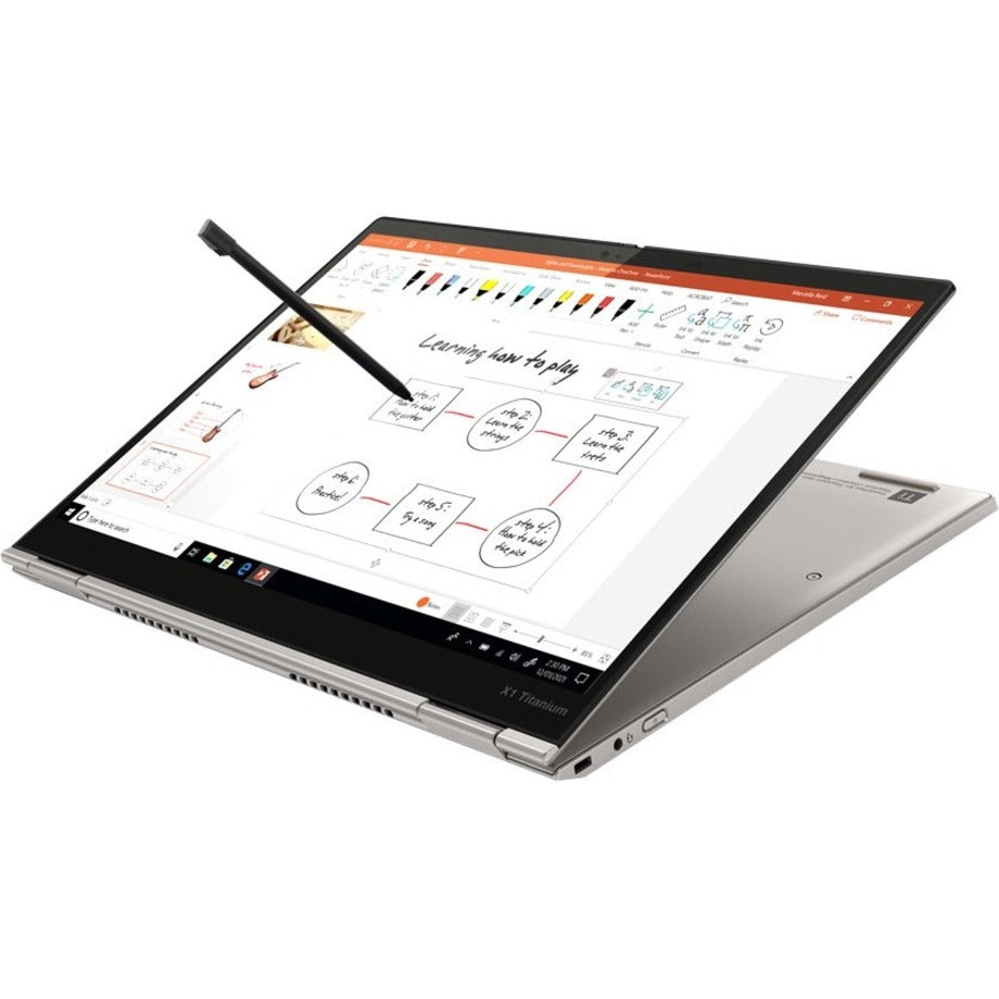 Lenovo 20QA000QUS ThinkPad X1 Titanium Yoga Gen 1 2 in 1 Notebook, Intel Core i7, 16GB RAM, 512GB SSD, Windows 10 Pro