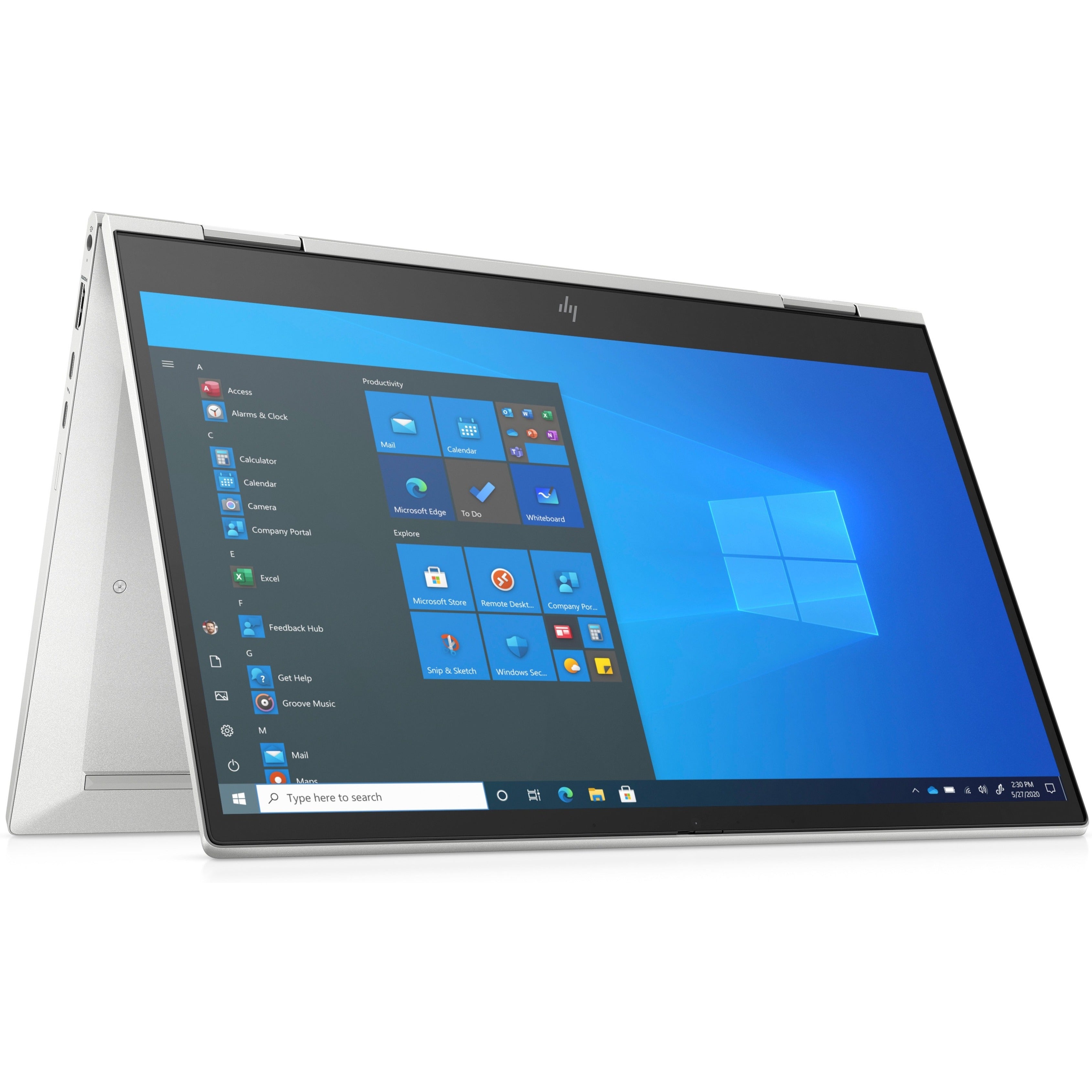 HP EliteBook x360 830 G8 Notebook PC, 13.3" FHD Touchscreen, Intel i7-1185G7, 16GB RAM, 512GB SSD, Windows 10 Pro