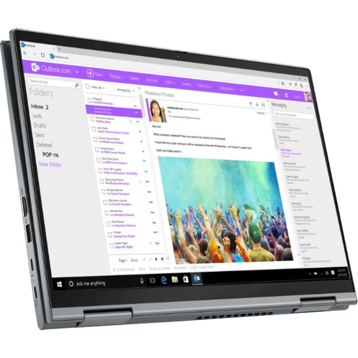 Lenovo 20XY002NUS ThinkPad X1 Yoga Gen 6 2 in 1 Notebook, 14" Touchscreen, Core i7, 16GB RAM, 512GB SSD, Windows 10 Pro