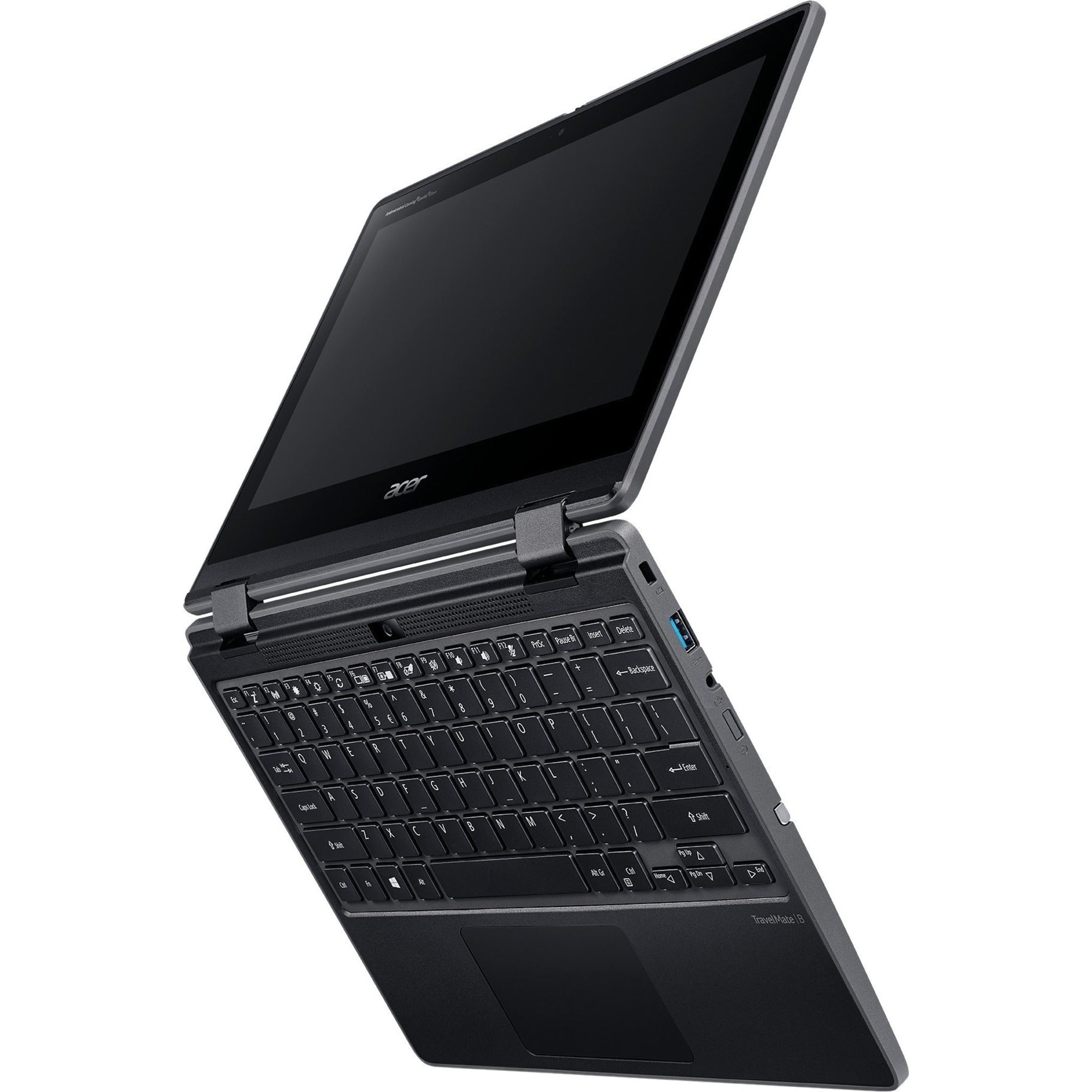 Acer NX.VNEAA.002 TravelMate Spin B3 TMB311R-31-C8GZ 2 in 1 Notebook, Windows 10 Pro, 11.6" HD Touchscreen, Intel Celeron N4020, 4GB RAM, 64GB Flash Memory