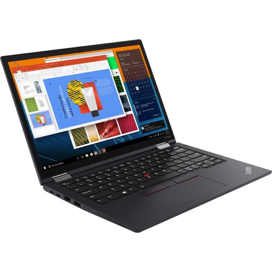 Lenovo 20W8002XUS ThinkPad X13 Yoga Gen 2 2 in 1 Notebook, 13.3" Touchscreen, Core i7, 16GB RAM, 256GB SSD, Windows 10 Pro