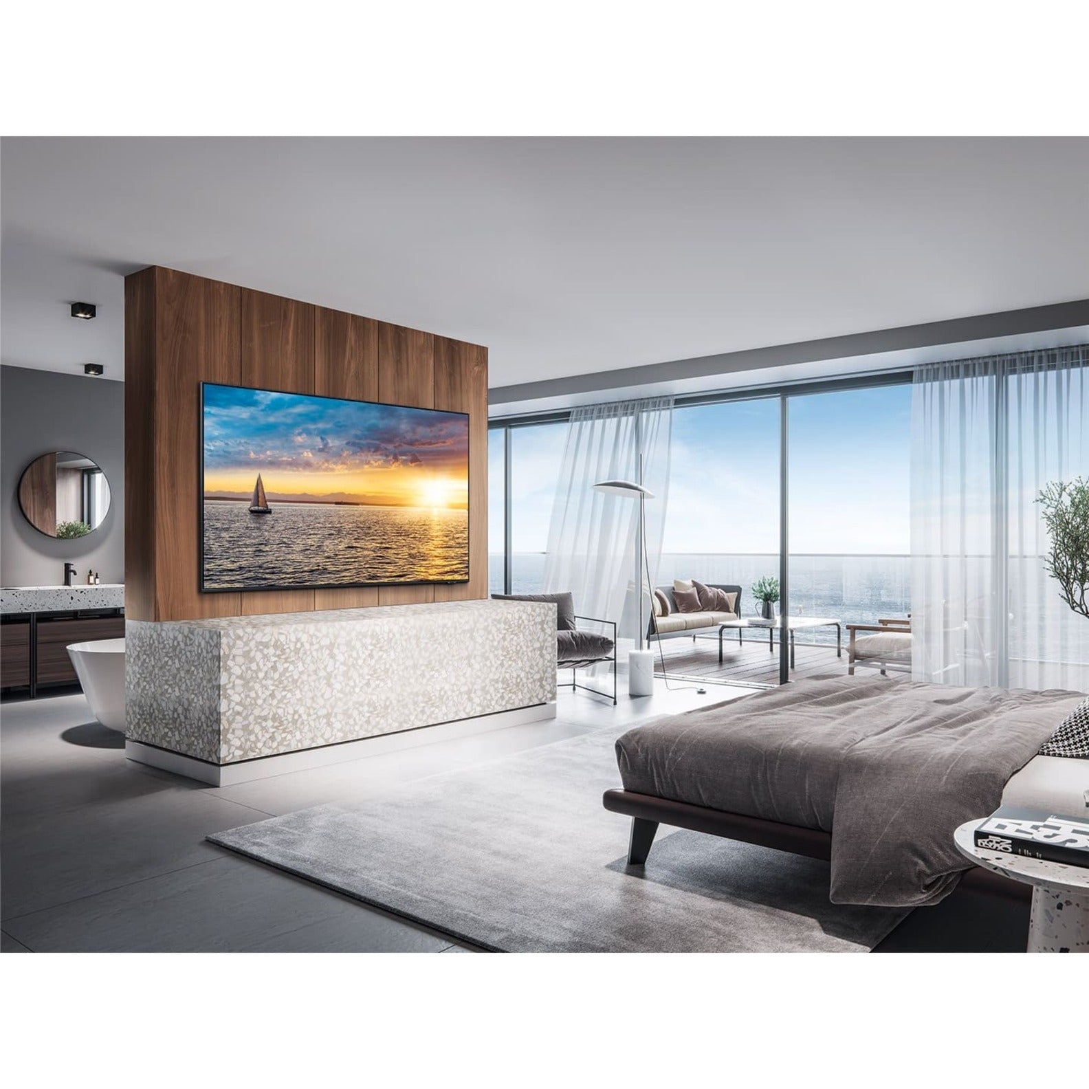 Samsung HG43Q60AANFXZA HG43Q60AANF Smart LED-LCD TV, 43-inch 4K UHDTV, Quantum Processor 4K Lite, Surround Sound, Dolby Digital Plus [Discontinued]