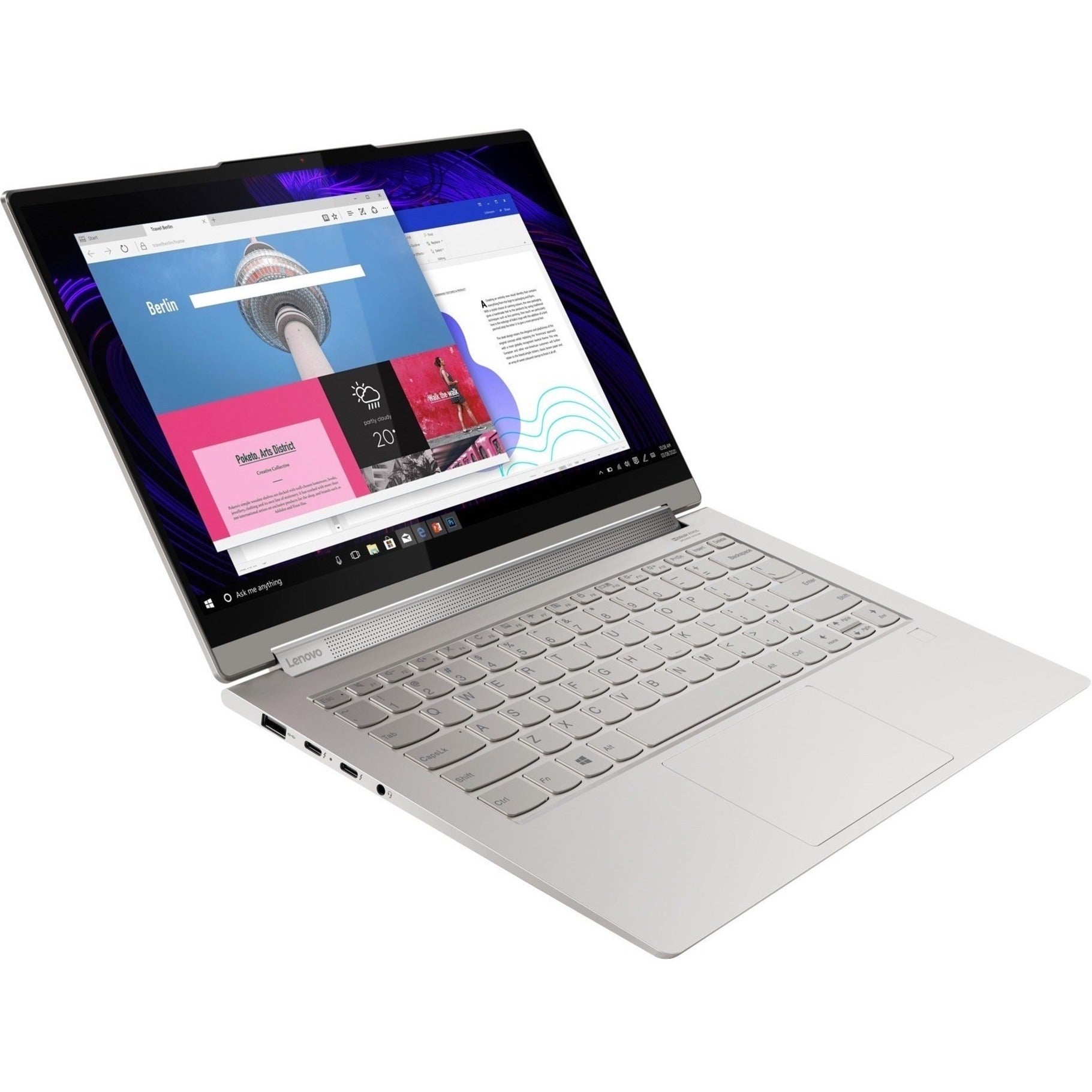 Lenovo Yoga 9i Convertible 14" 4K UHD Touch Laptop, Intel Core i7-1195G7, 16GB RAM, 1TB SSD, Iris Xe Graphics, Windows 11, Integrated Pen, Shadow Black - 82BG009NUS (1 Year Warranty)