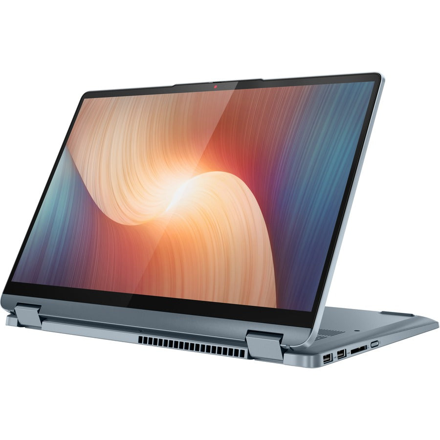 Lenovo 2024 IdeaPad Flex 5 14ALC7 Convertible 2-in-1 Notebook, 14" WUXGA IPS Touch, AMD Ryzen 5 5500U, 8GB LPDDR4X, 256GB NVMe SSD, Windows 11, Stone Blue - 82R9000RUS (1 Year Warranty)