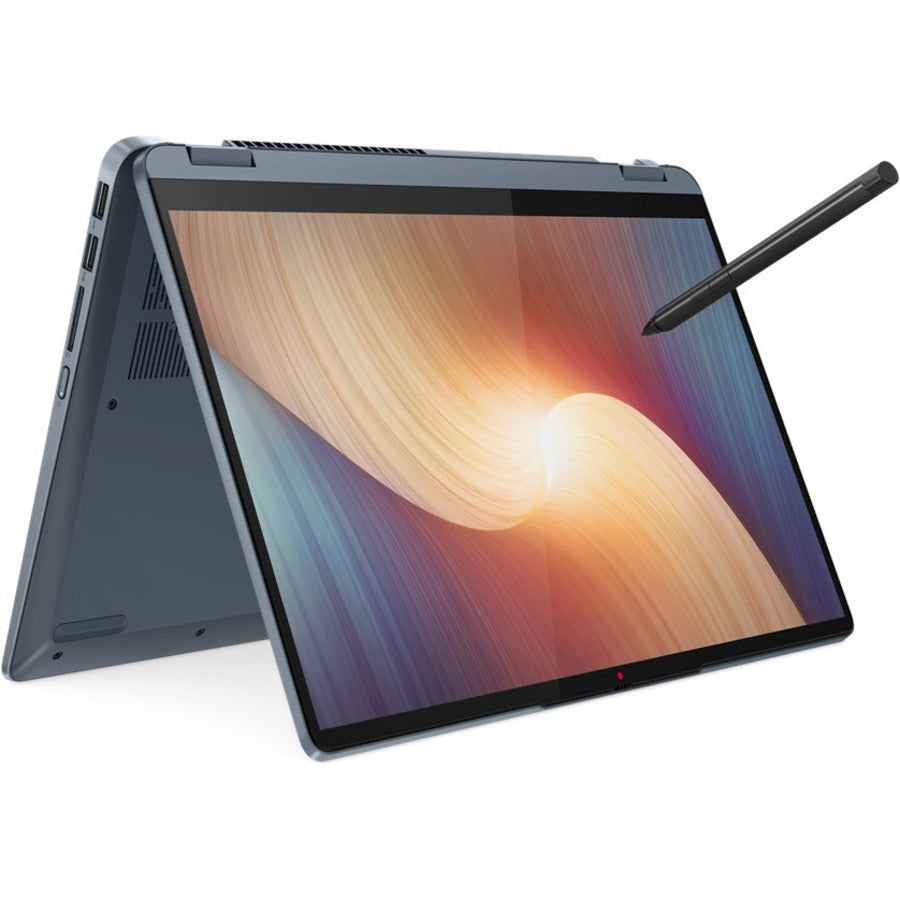 Lenovo 2024 IdeaPad Flex 5 14ALC7 Convertible 2-in-1 Notebook, 14" WUXGA IPS Touch, AMD Ryzen 5 5500U, 8GB LPDDR4X, 256GB NVMe SSD, Windows 11, Stone Blue - 82R9000RUS (1 Year Warranty)