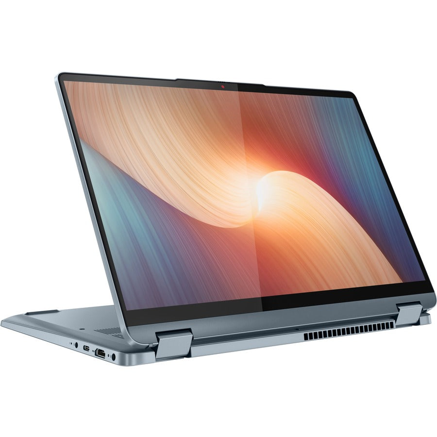 Lenovo 2024 IdeaPad Flex 5 14ALC7 Convertible 2-in-1 Notebook, 14" WUXGA IPS Touch, AMD Ryzen 5 5500U, 8GB LPDDR4X, 256GB NVMe SSD, Windows 11, Stone Blue - 82R9000RUS (1 Year Warranty)