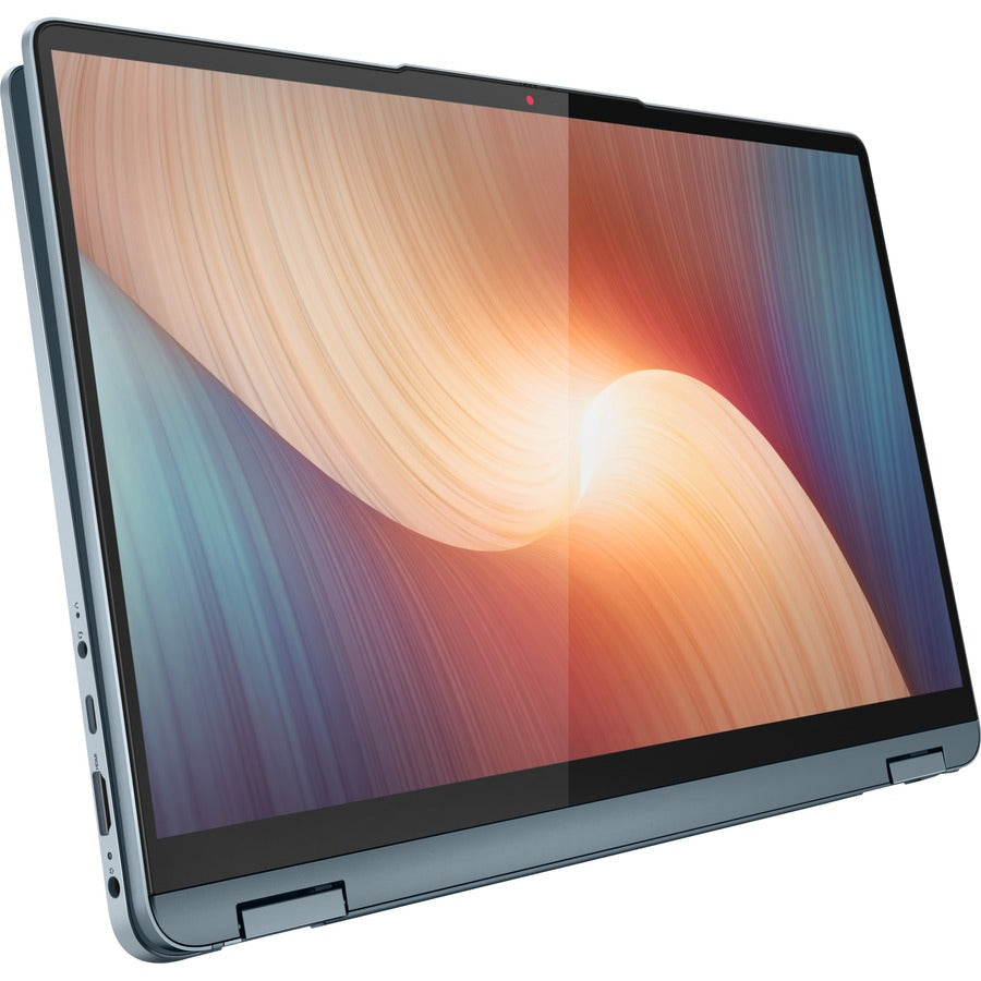 Lenovo 2024 IdeaPad Flex 5 14ALC7 Convertible 2-in-1 Notebook, 14" WUXGA IPS Touch, AMD Ryzen 5 5500U, 8GB LPDDR4X, 256GB NVMe SSD, Windows 11, Stone Blue - 82R9000RUS (1 Year Warranty)